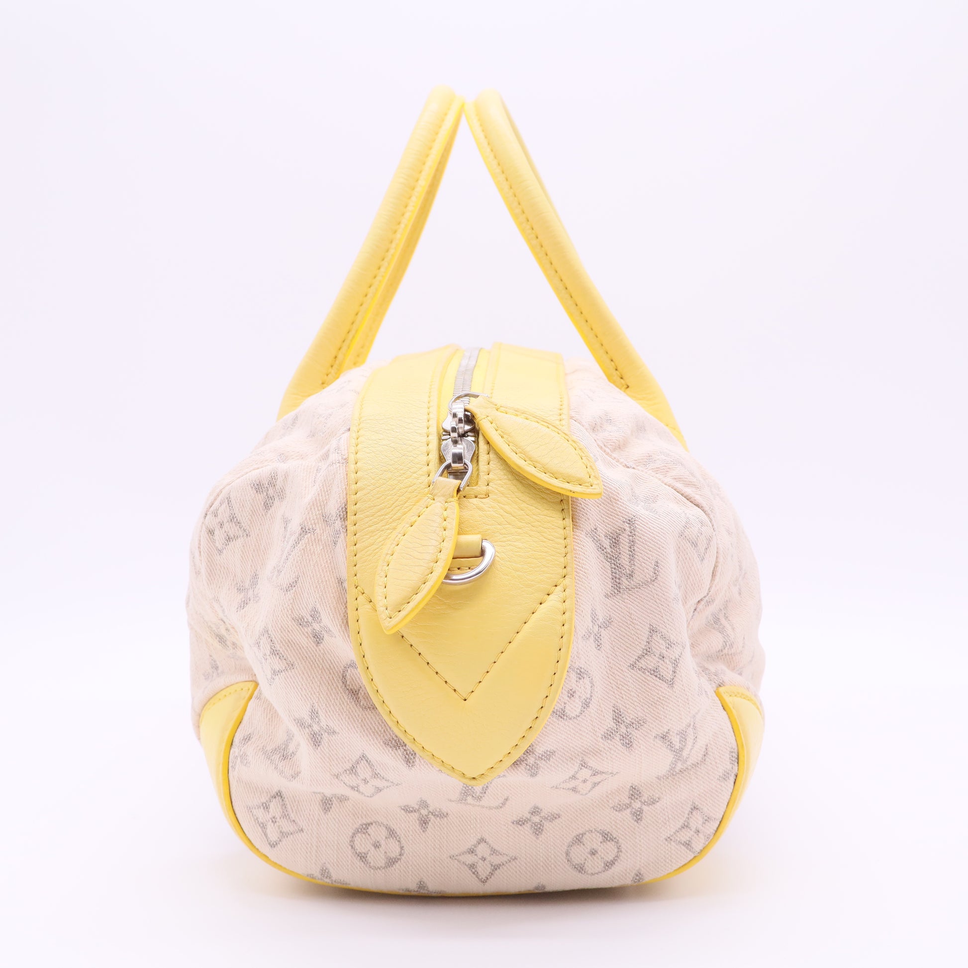 Round Speedy Bag Monogram Denim