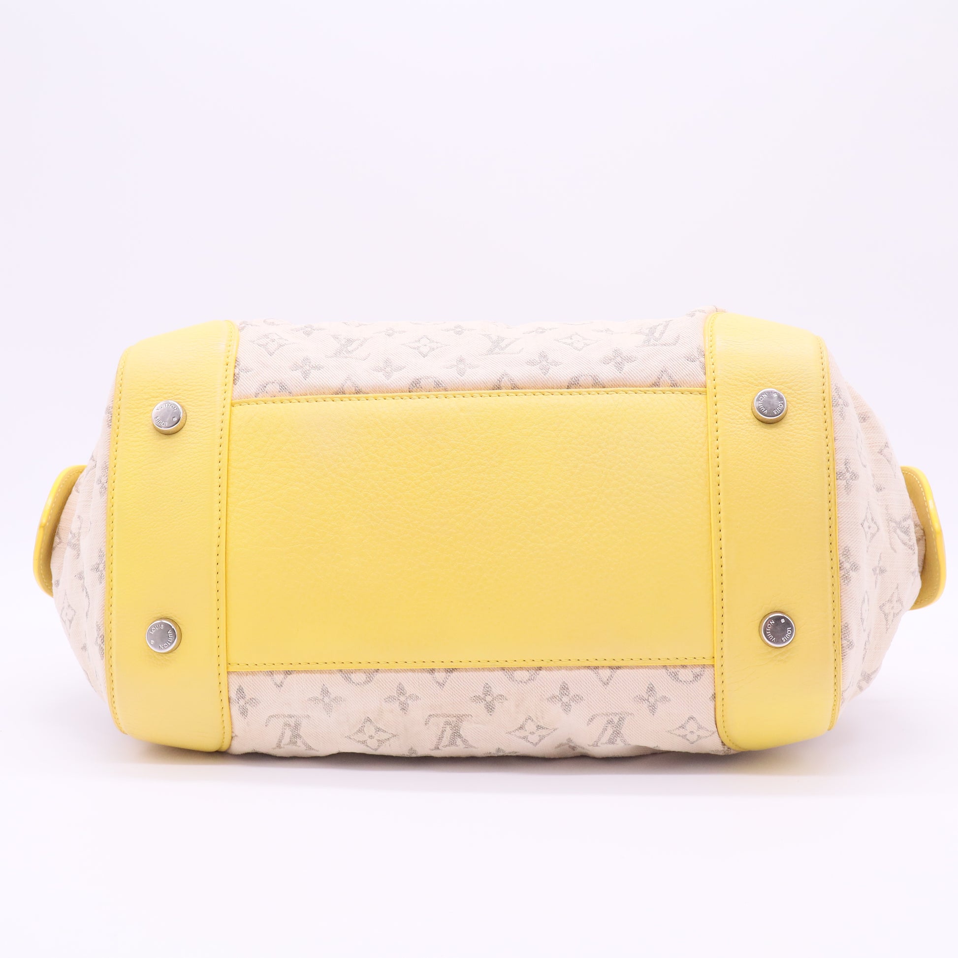 Round Speedy Bag Monogram Denim