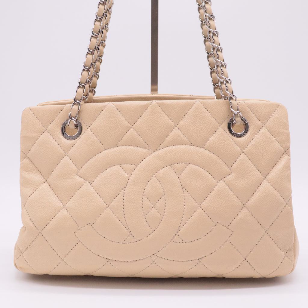 Grand Shopping Tote Quilted Calfskin