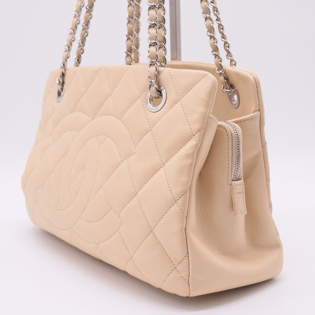 Grand Shopping Tote Quilted Calfskin