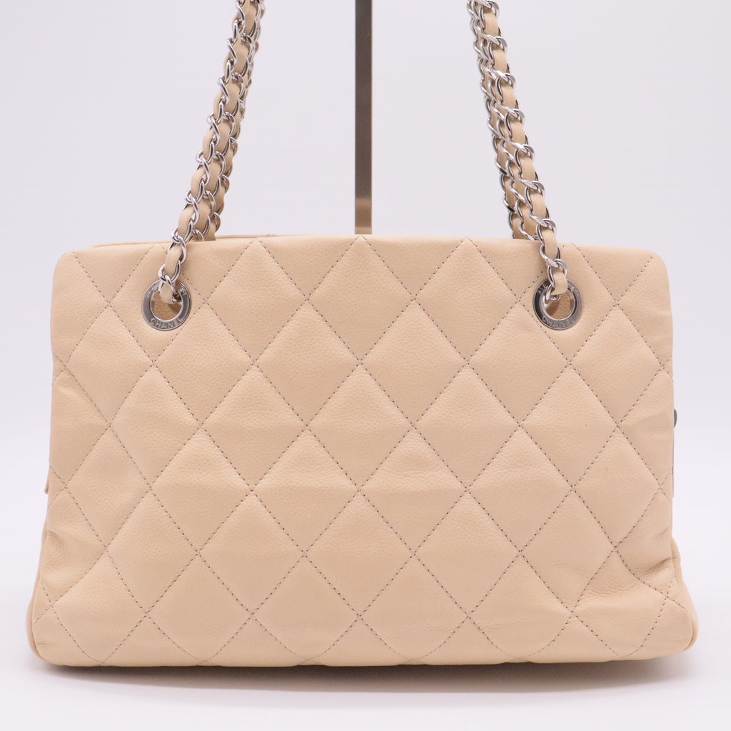 Grand Shopping Tote Quilted Calfskin