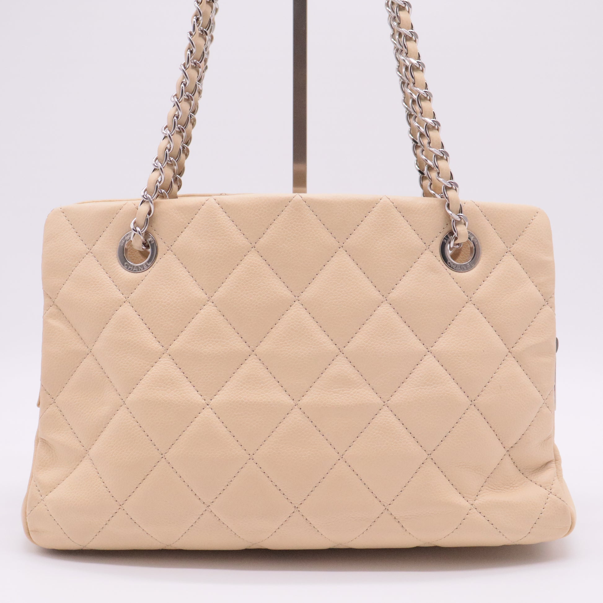 Grand Shopping Tote Quilted Calfskin