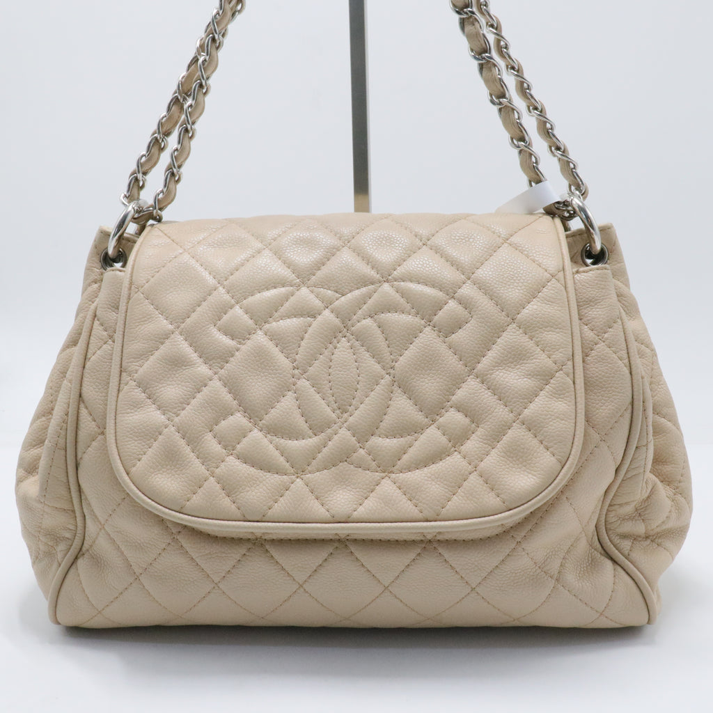 Timeless Accordion Flap Bag Caviar