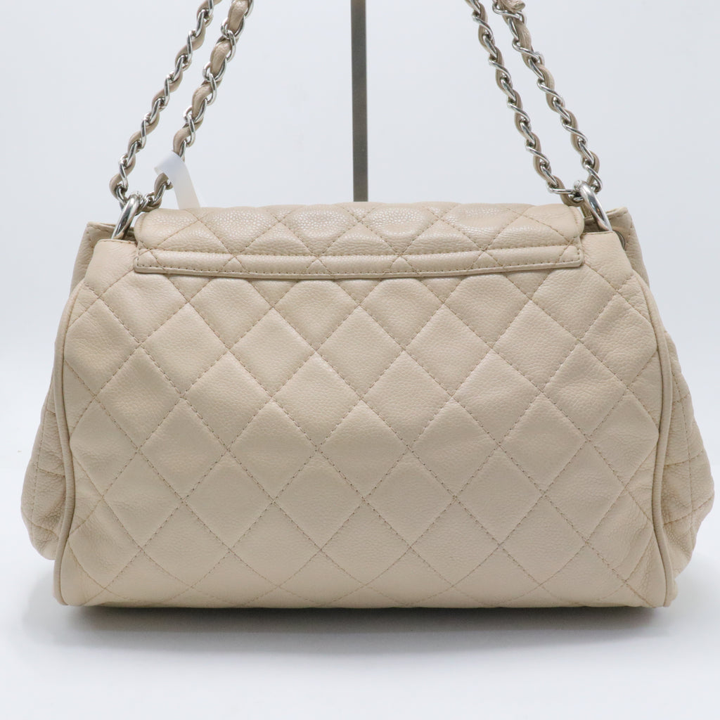 Timeless Accordion Flap Bag Caviar