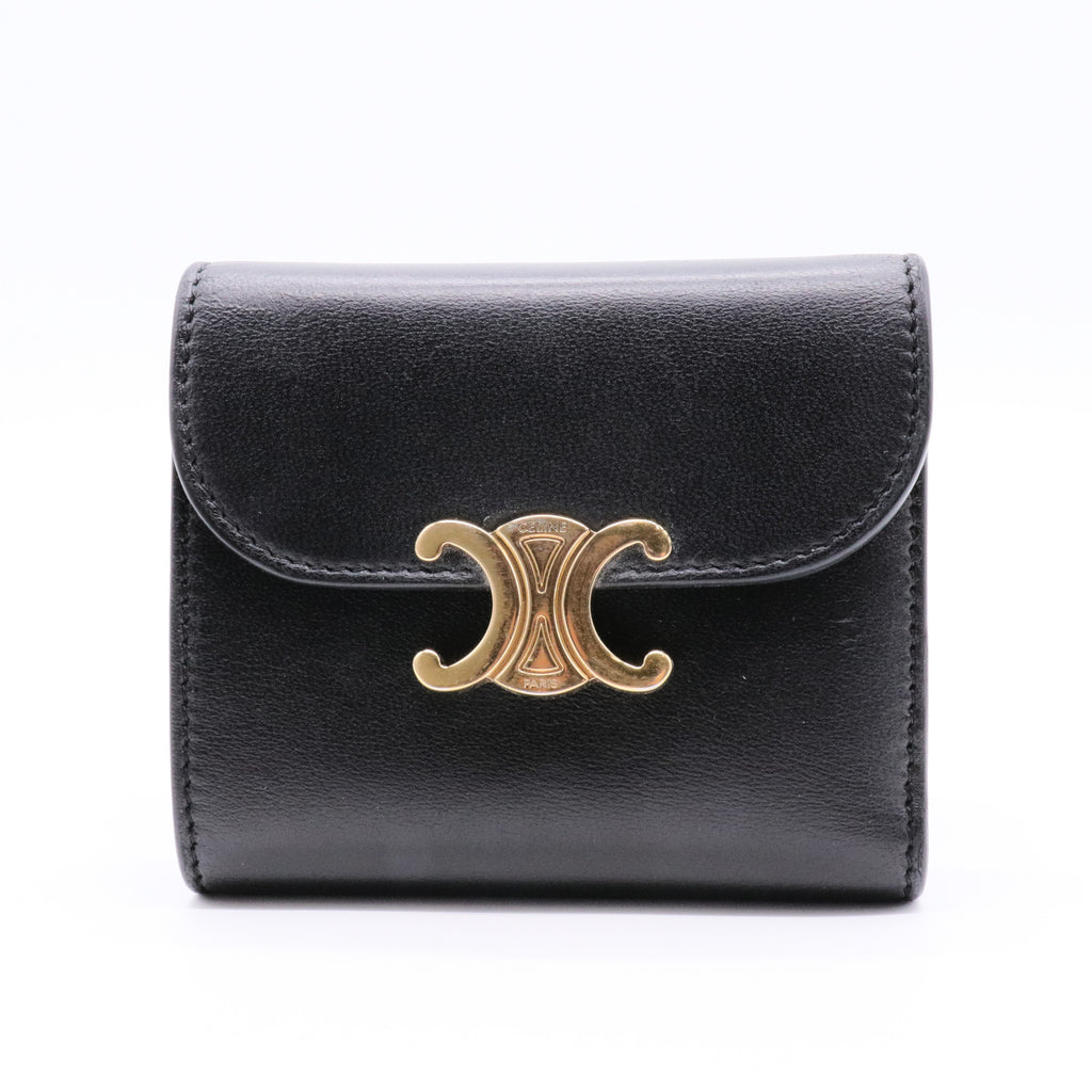 Triomphe leather wallet