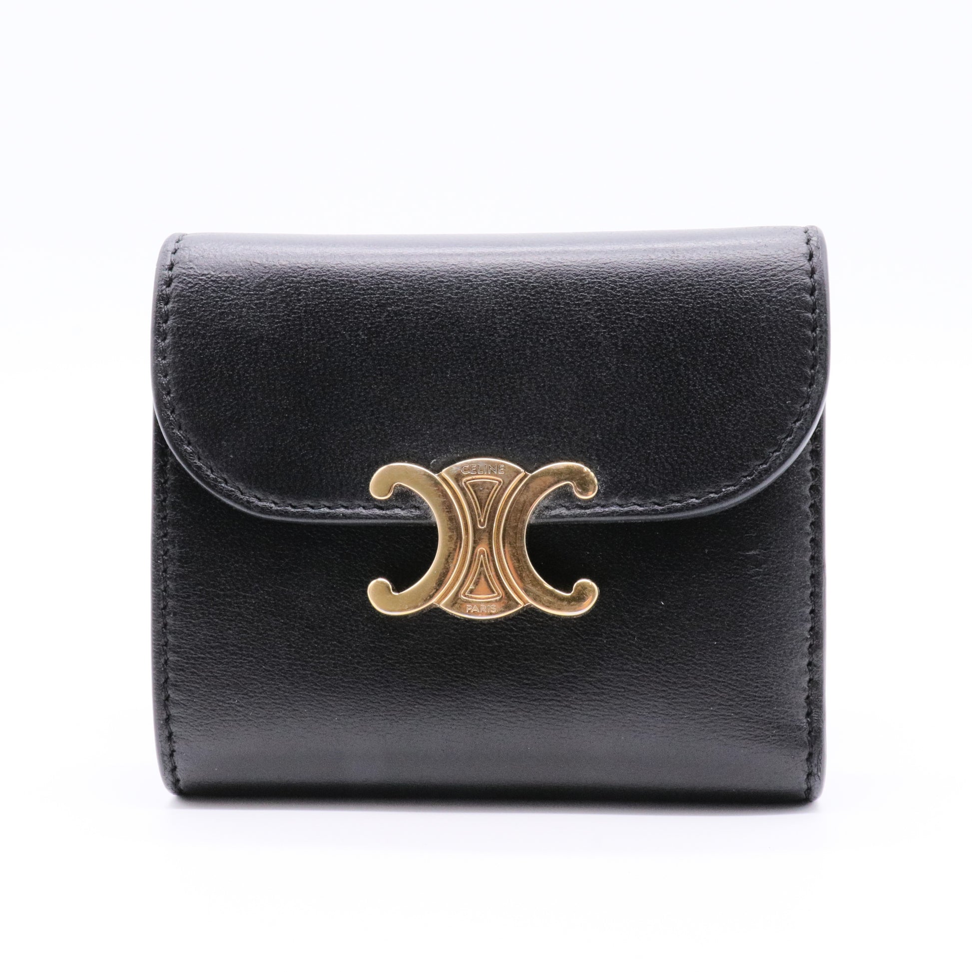 Triomphe leather wallet