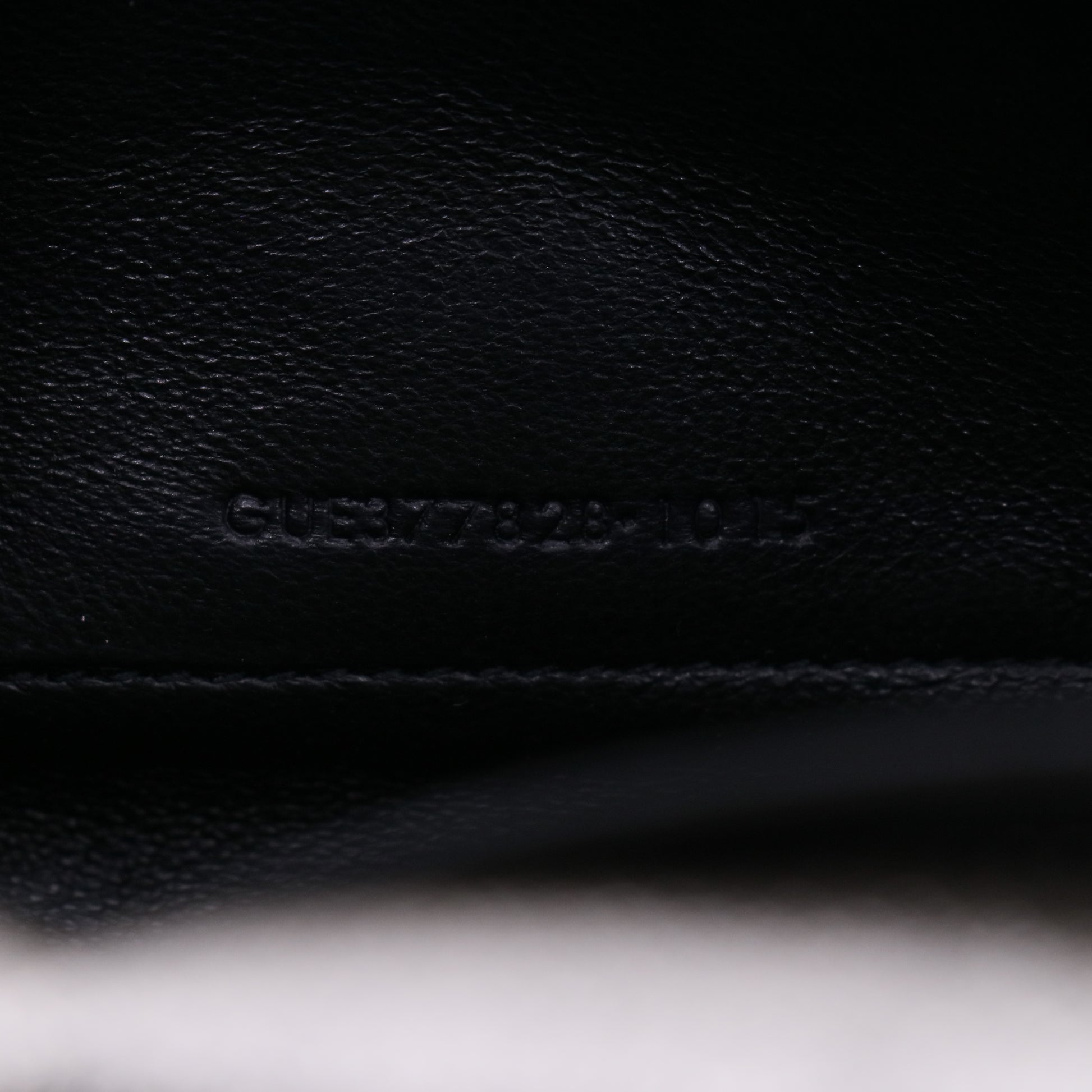 Classic Monogram Wallet on Chain Matelasse Chevron Metallic Leather Medium B20679