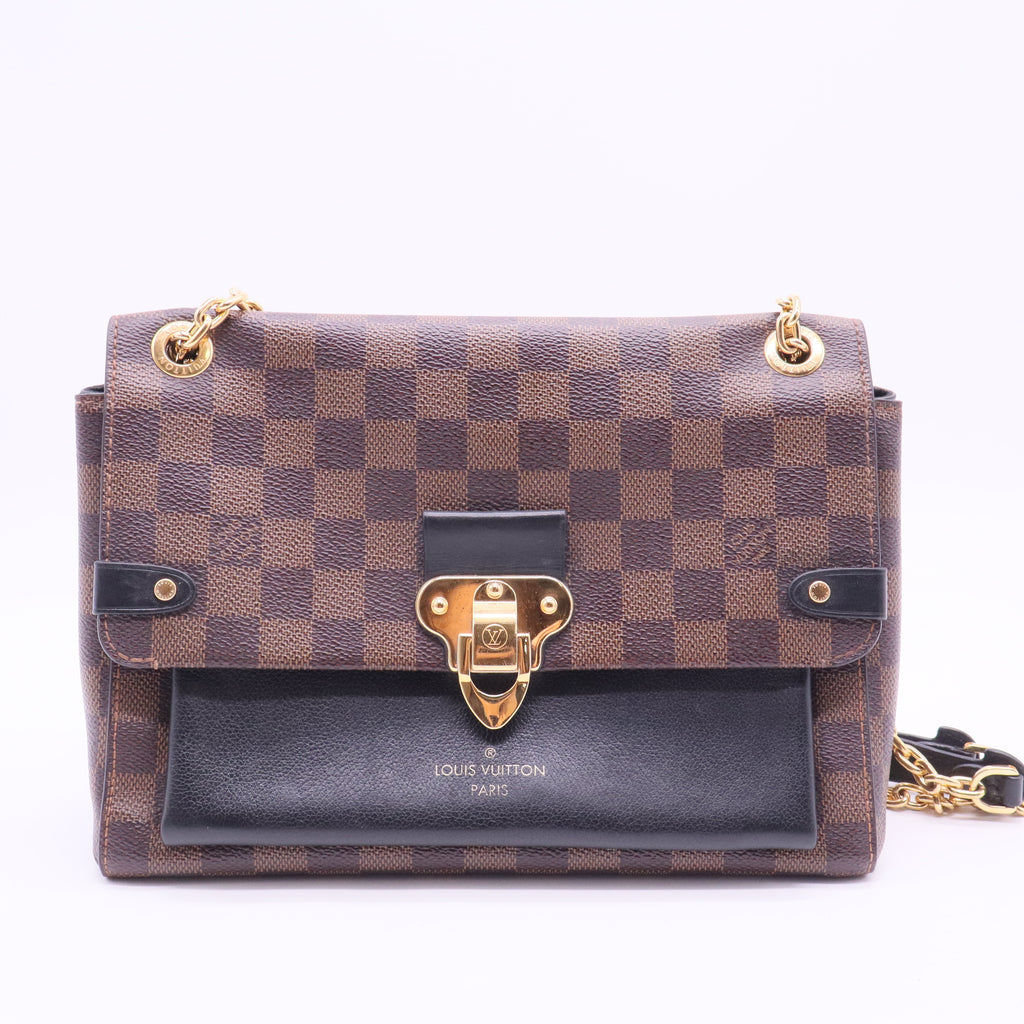 Vavin Handbag Damier with Leather PM
