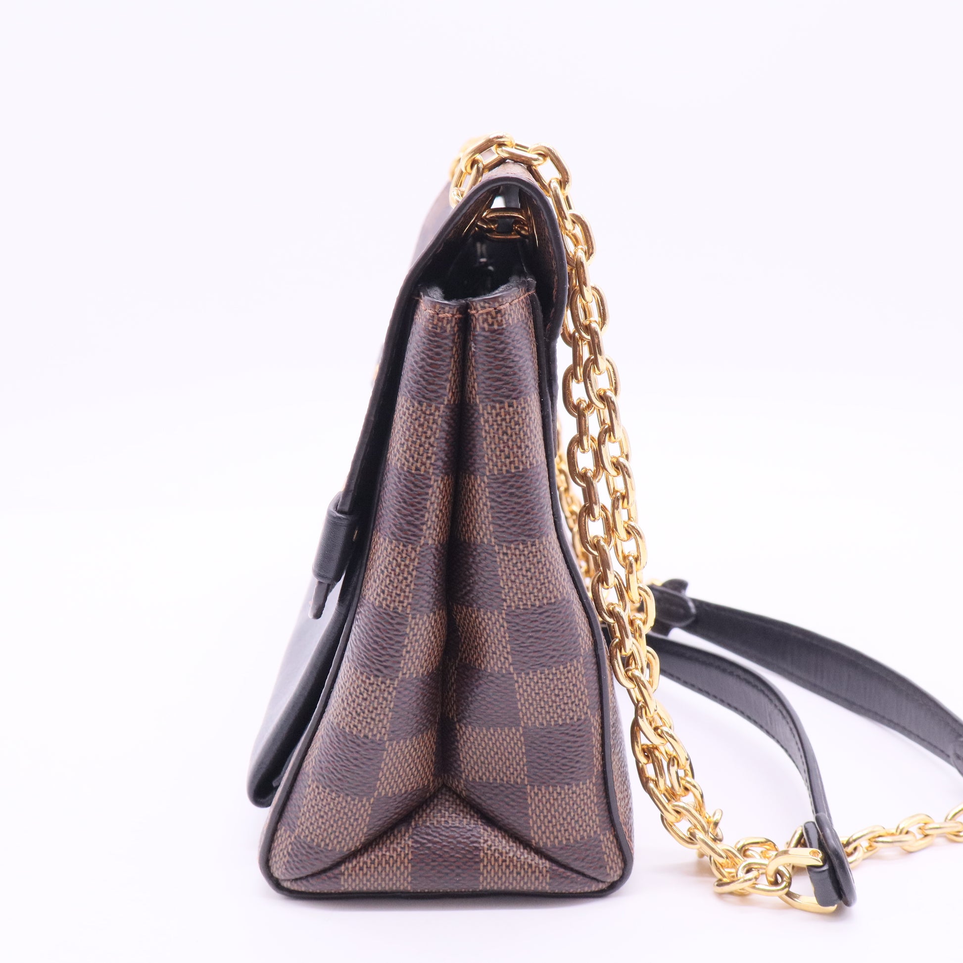 Vavin Handbag Damier with Leather PM