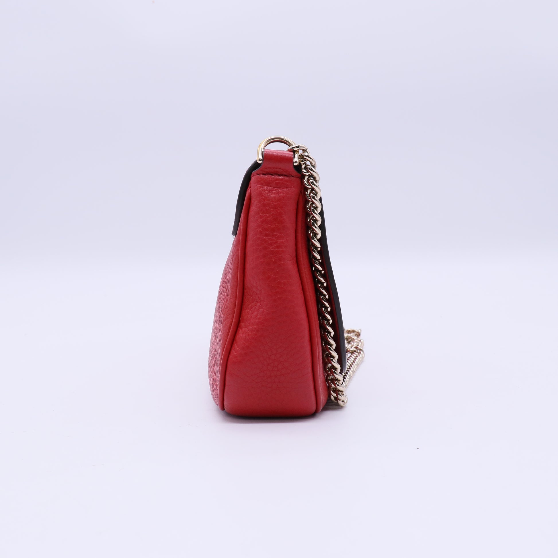 Soho Crossbody Chain Strap Medium Red B21247