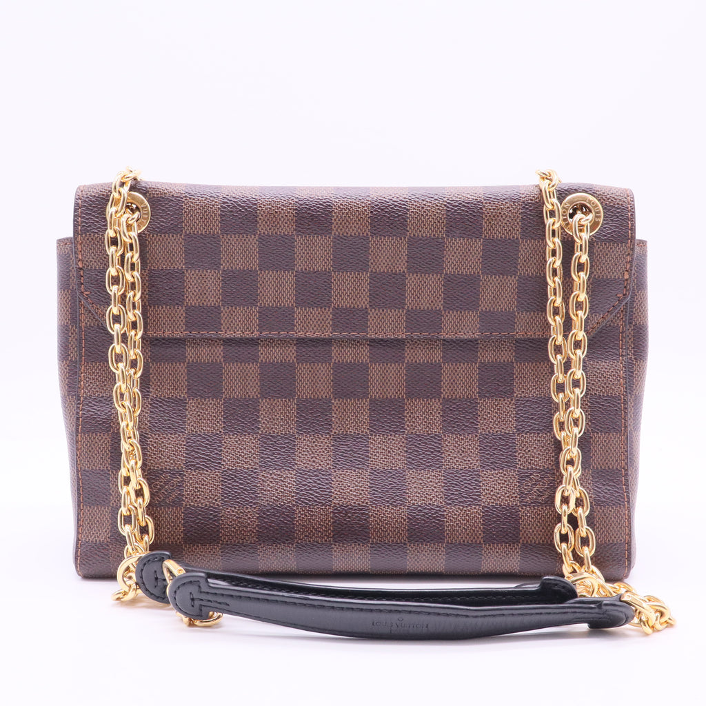 Vavin Handbag Damier with Leather PM