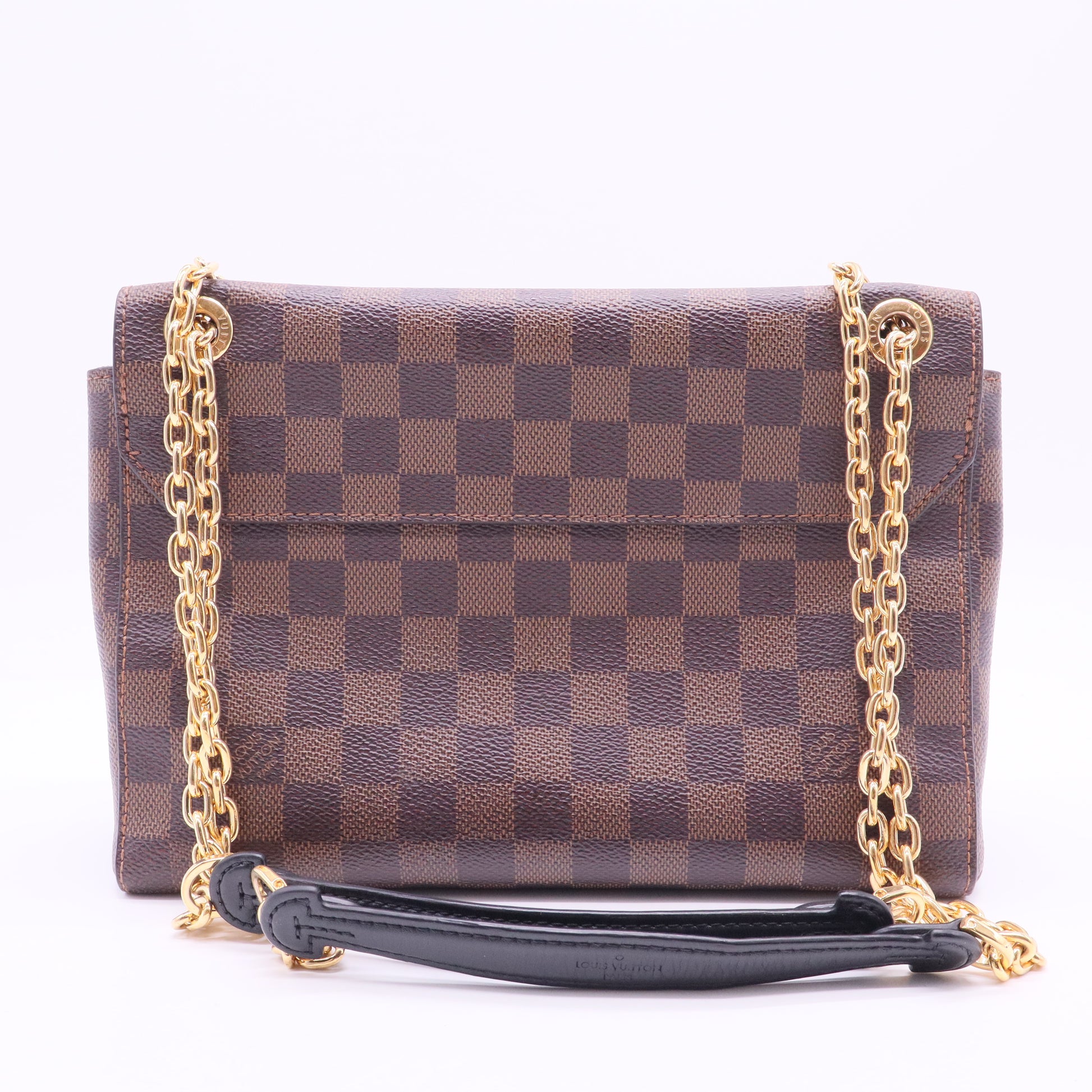 Vavin Handbag Damier with Leather PM