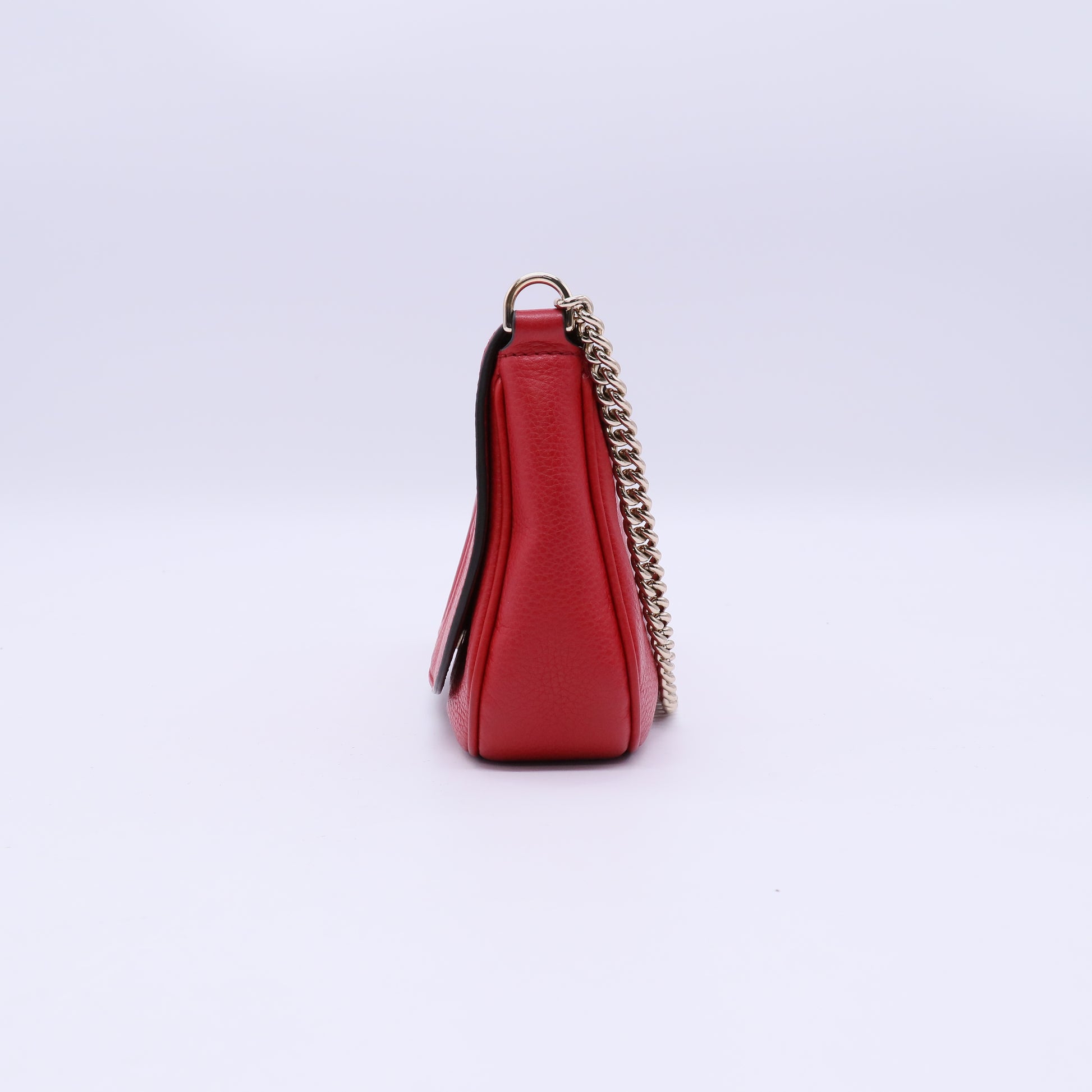 Soho Crossbody Chain Strap Medium Red B21247