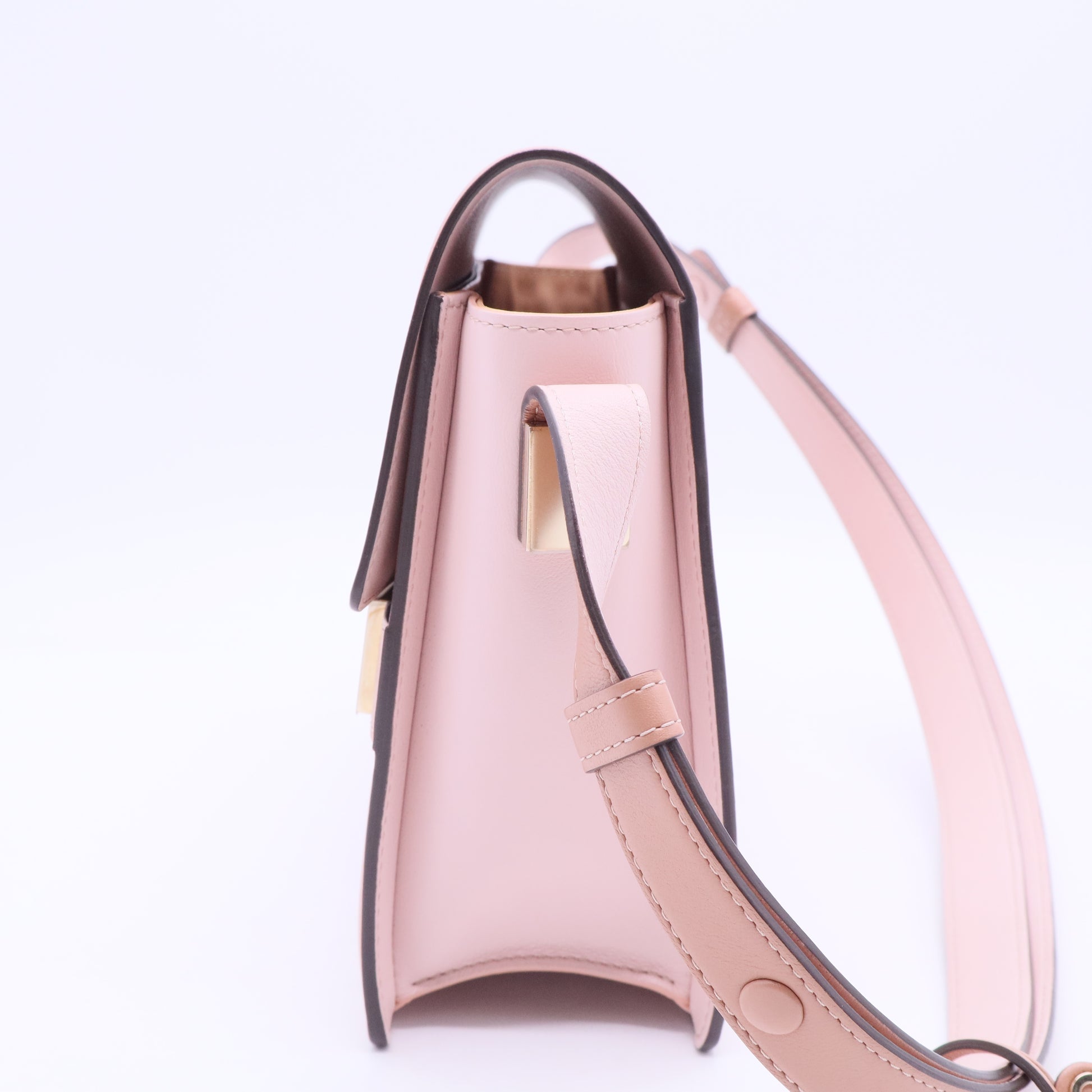 Madame PM Nude Leather Crossbody