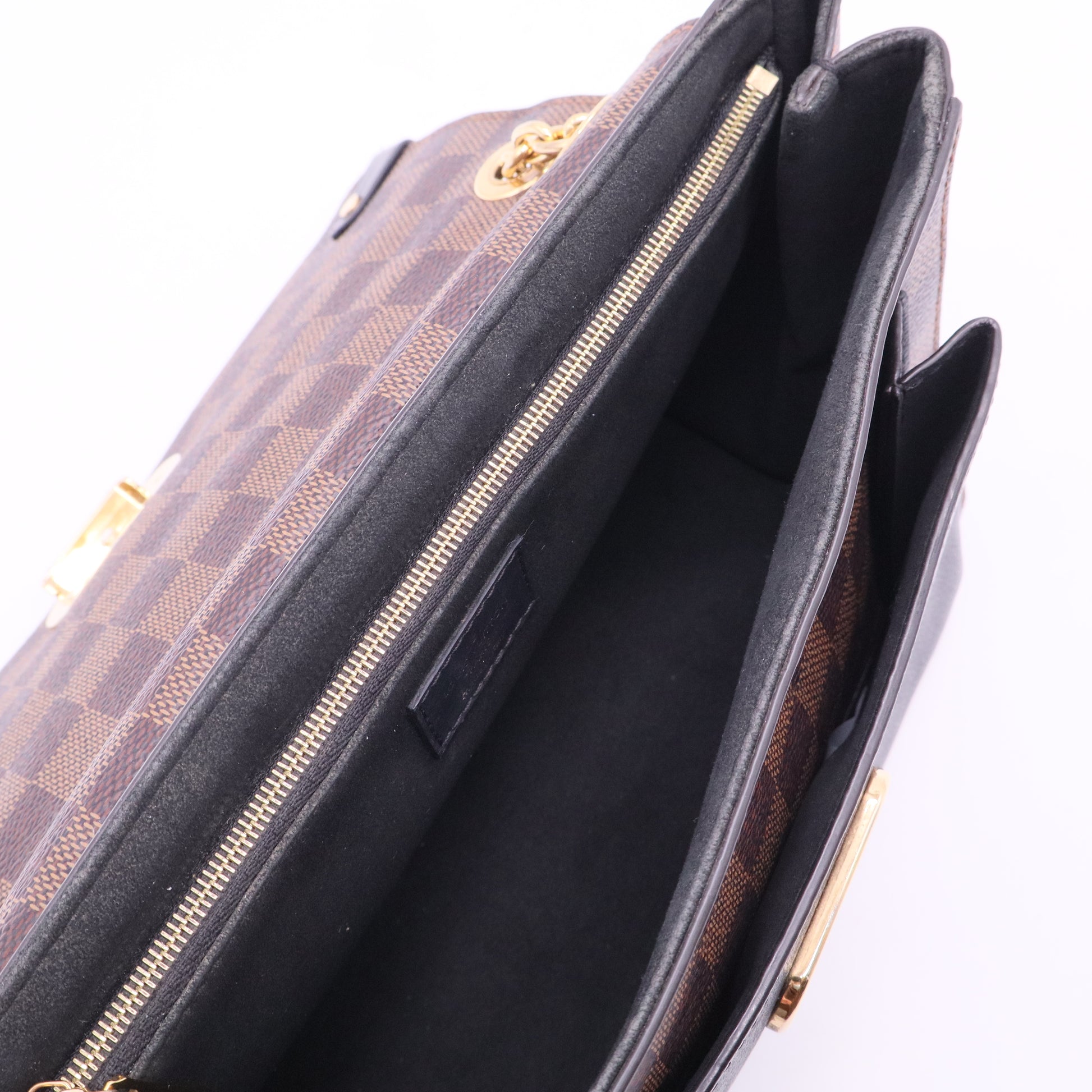 Vavin Handbag Damier with Leather PM