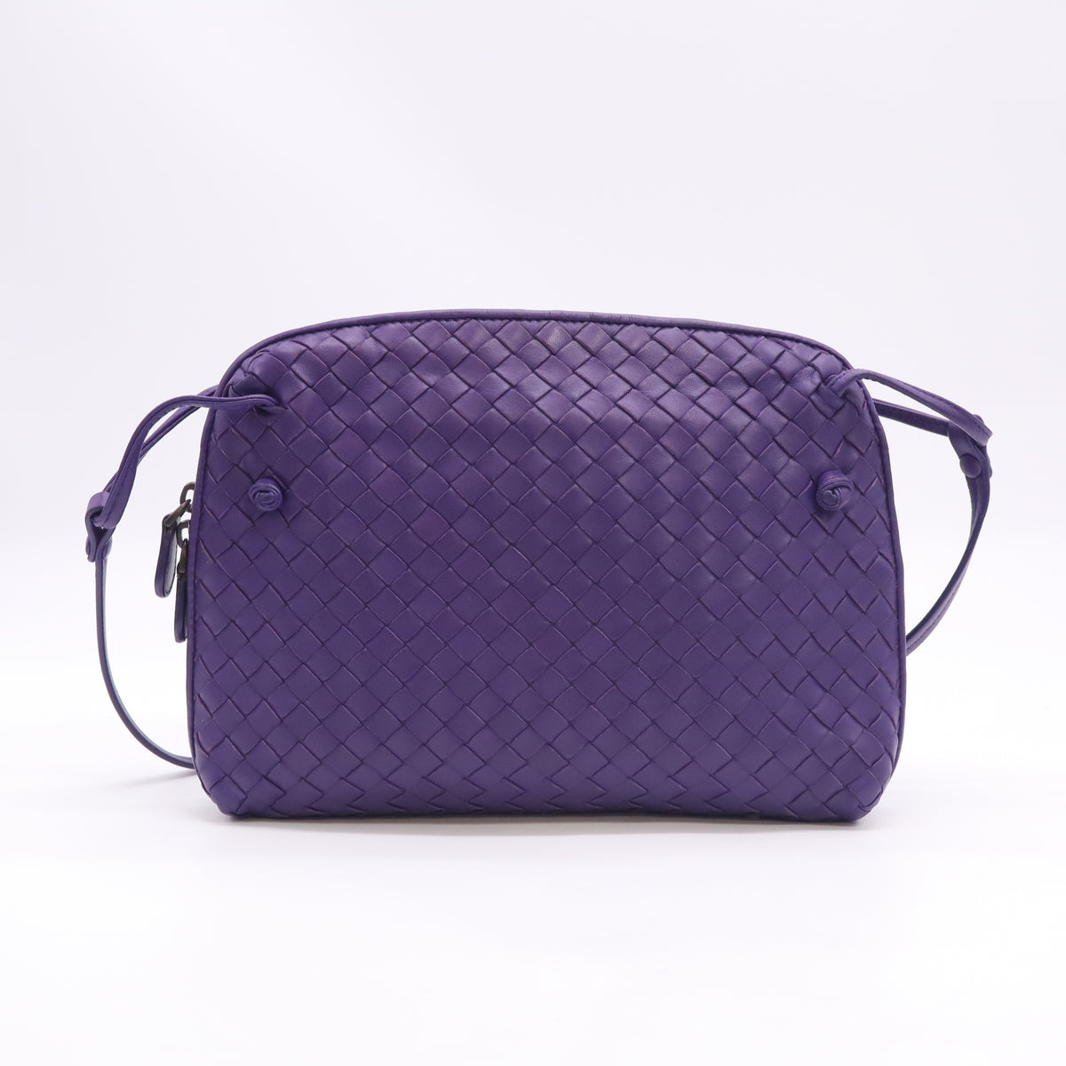 Bottega Veneta Intrecciato Nappa Nodini Crossbody Bag B24090