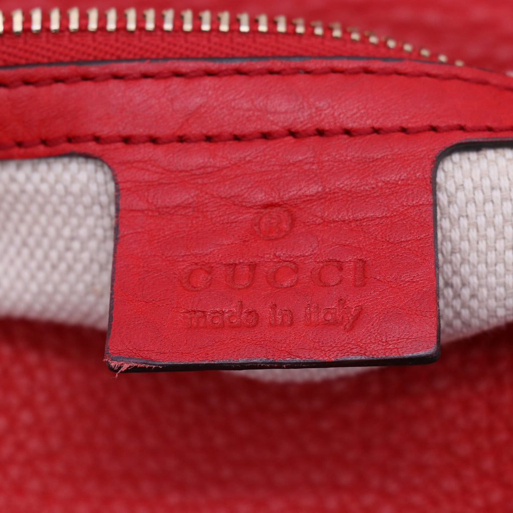 Soho Crossbody Chain Strap Medium Red B21247