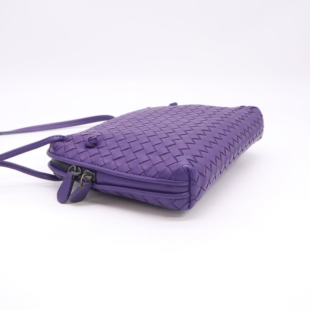 Bottega Veneta Intrecciato Nappa Nodini Crossbody Bag B24090