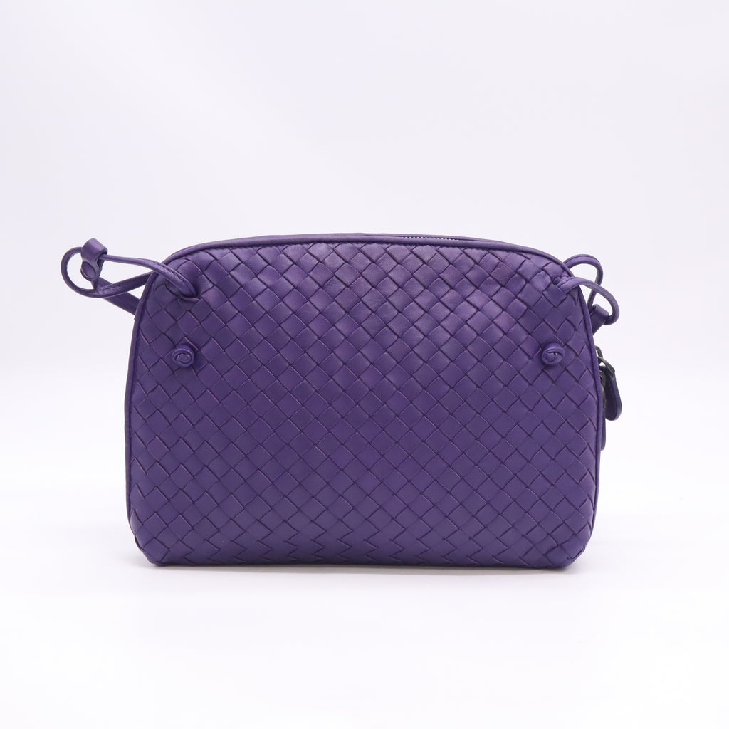 Bottega Veneta Intrecciato Nappa Nodini Crossbody Bag B24090