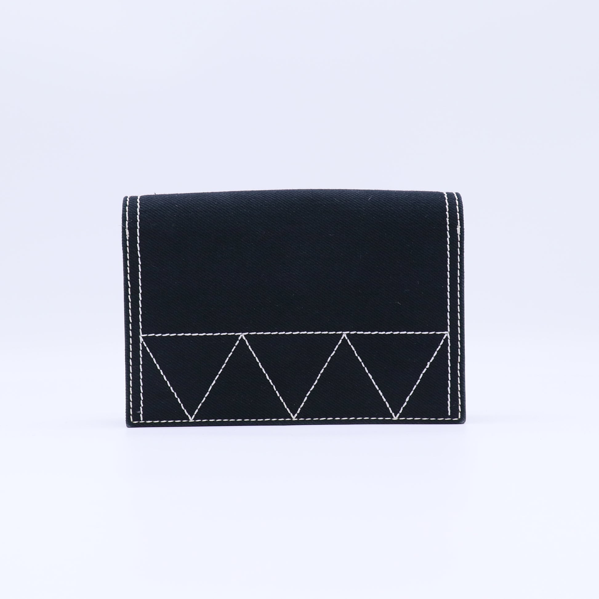 Alexander McQueen Denim Skull Chain Wallet W21768