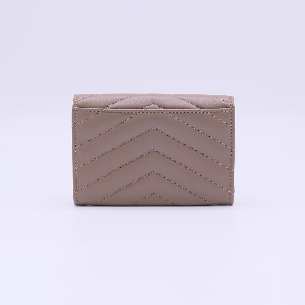 Saint Laurent Cassandre Matelasse Small Envelope Wallet W22114