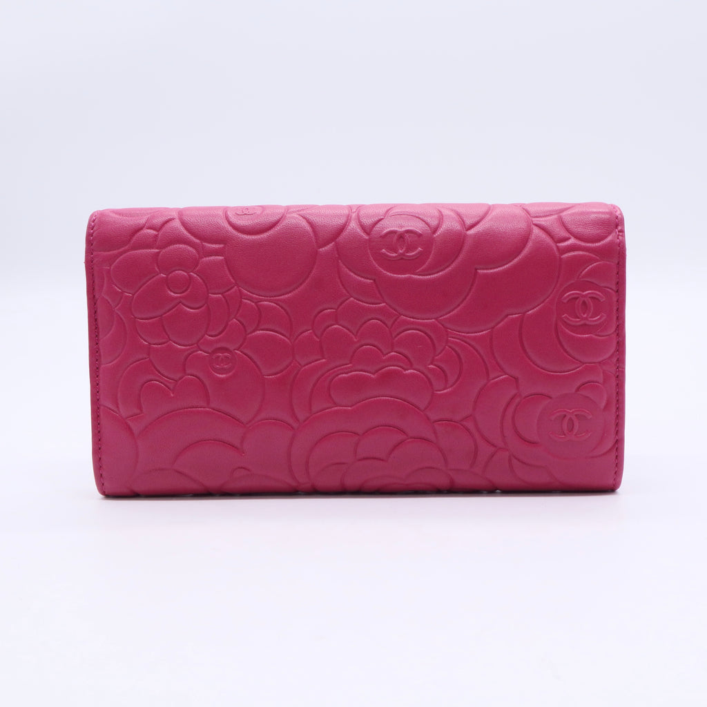 Camellia Embossed Wallet Twins LDJ3162