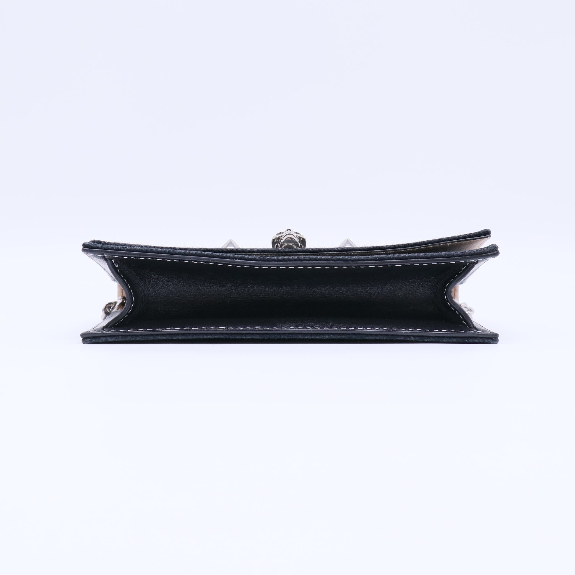 Alexander McQueen Denim Skull Chain Wallet W21768