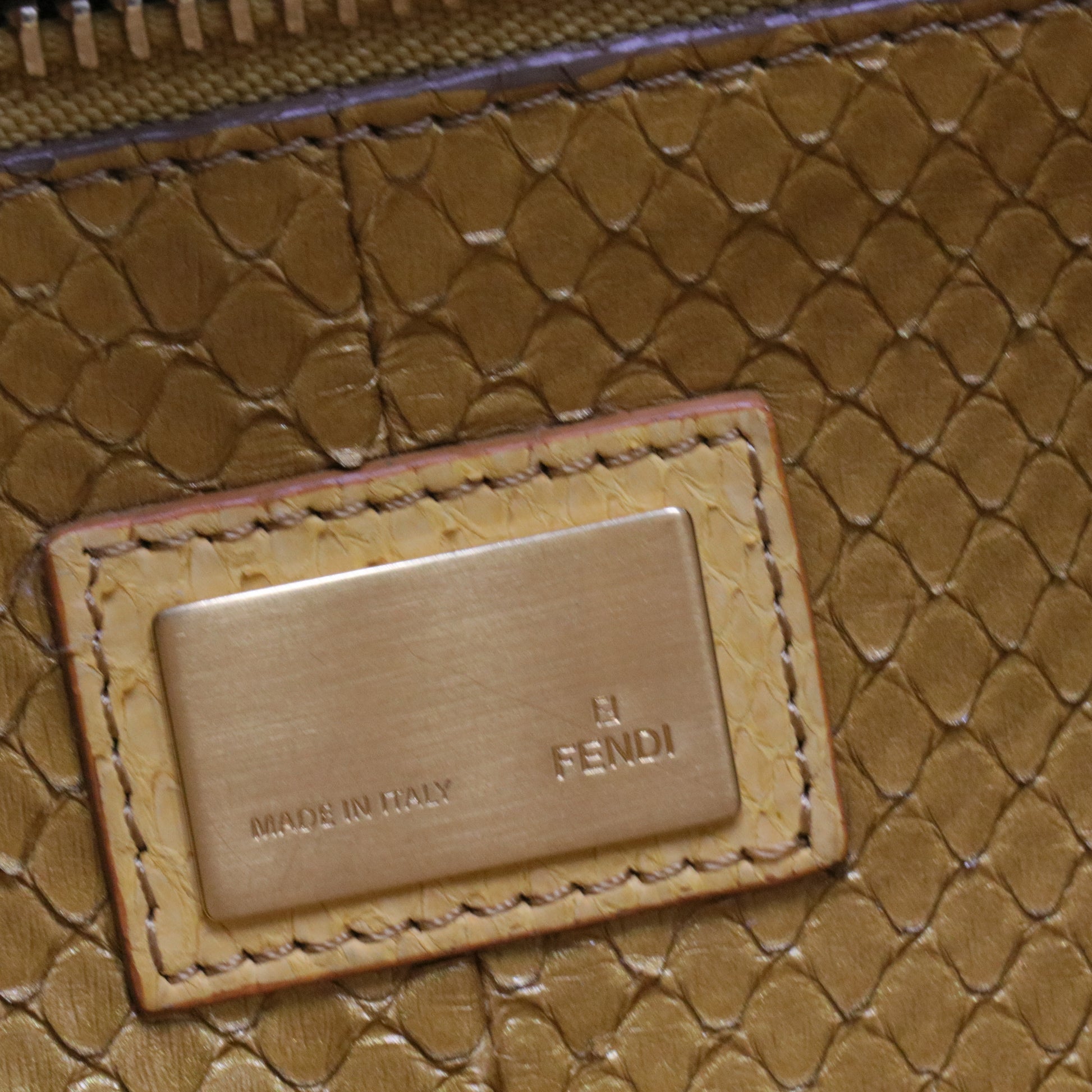 Peekaboo Bag Pony Hair with Beaded Interior Regular