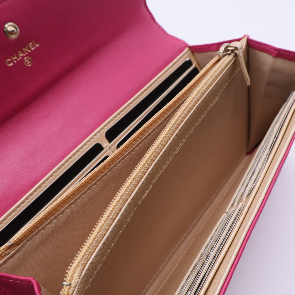 Camellia Embossed Wallet Twins LDJ3162