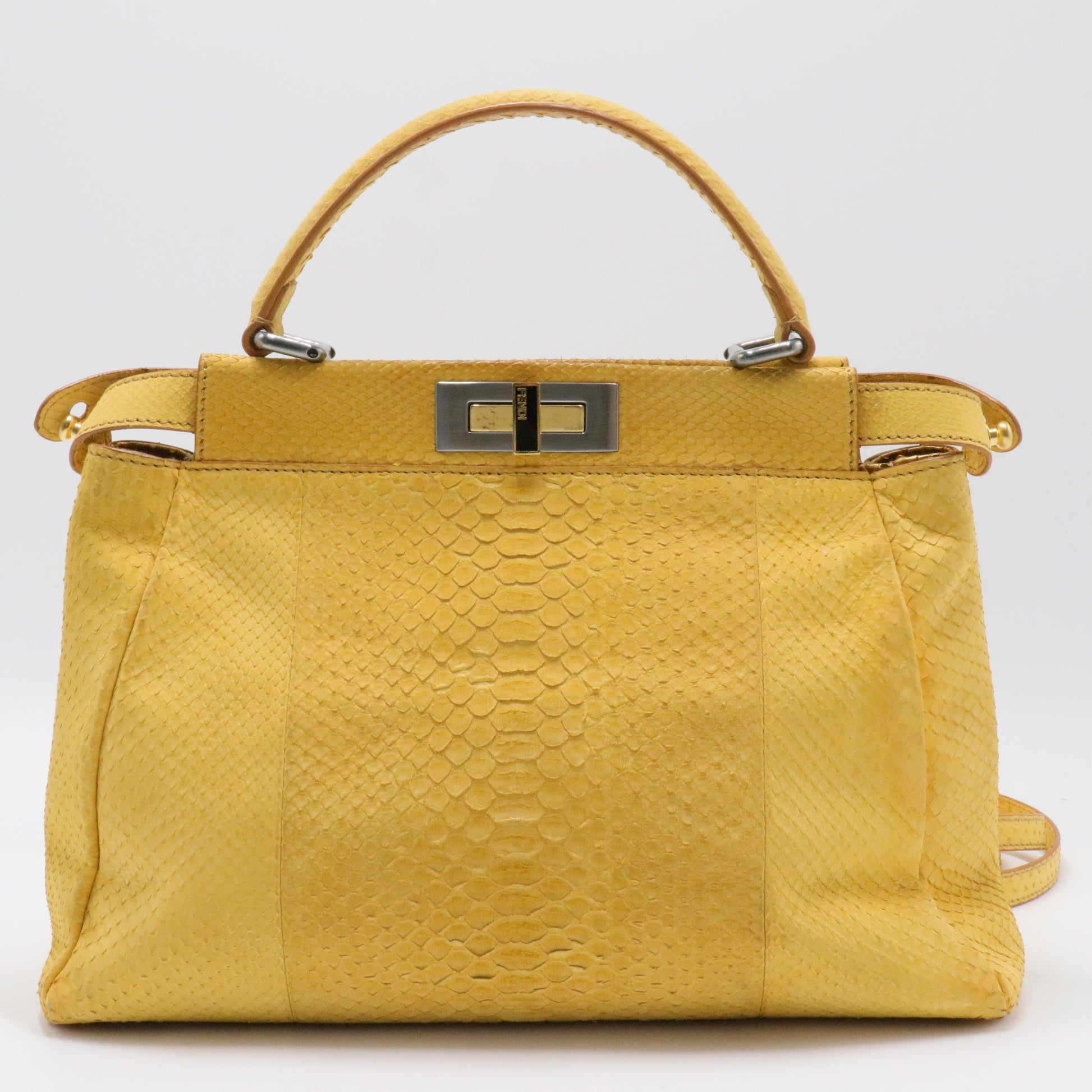 Peekaboo Bag Pony Hair with Beaded Interior Regular