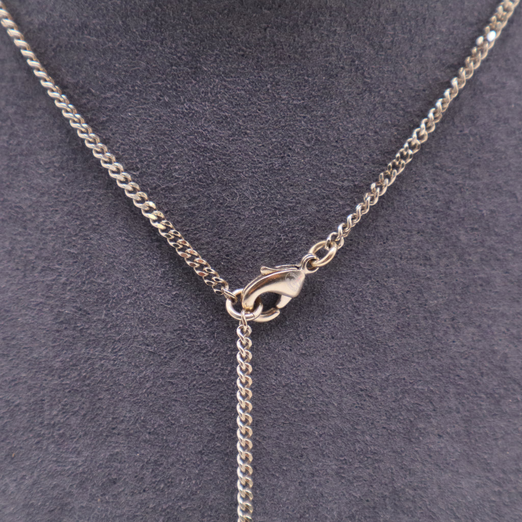 Chanel Gold Metal Cube Charm Necklace A22K J2358 twins