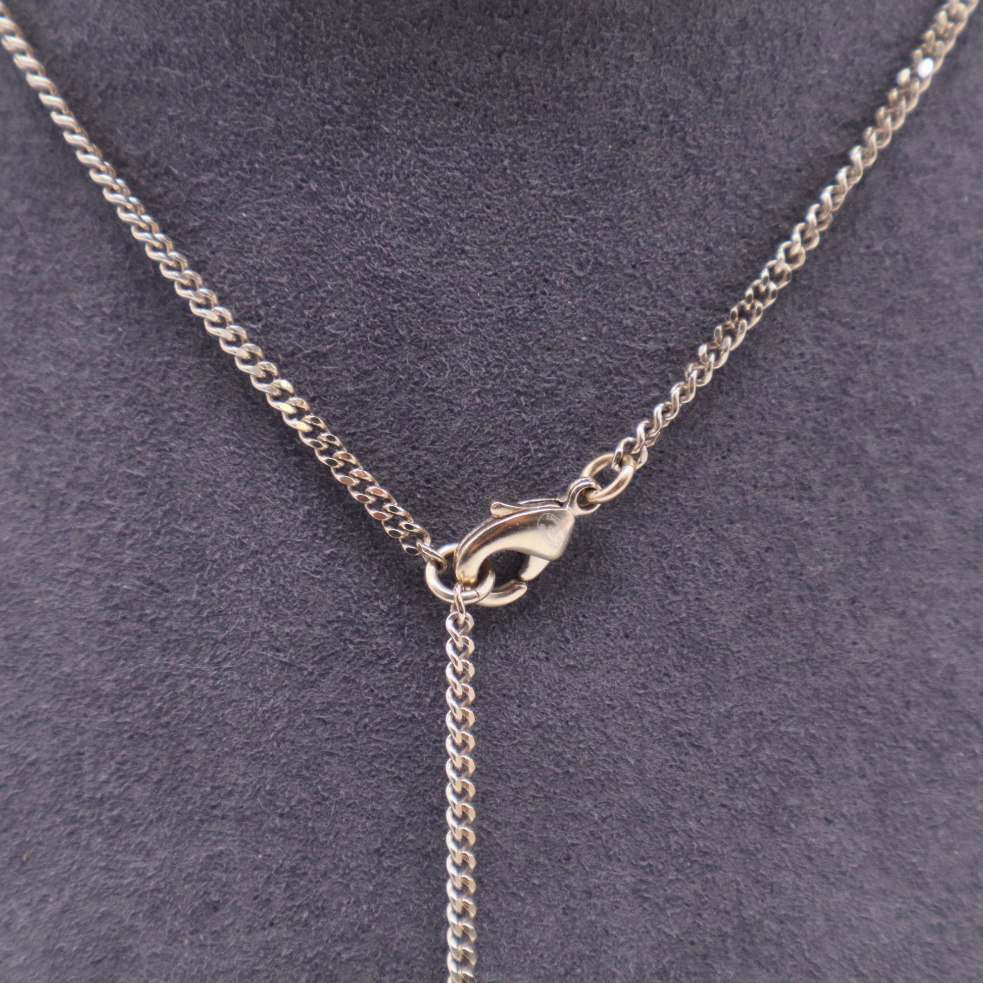Chanel Gold Metal Cube Charm Necklace A22K J2358 twins