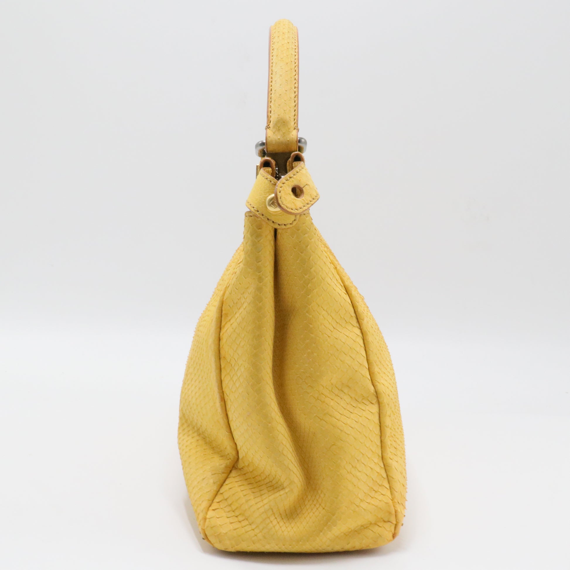 Peekaboo Bag Pony Hair with Beaded Interior Regular