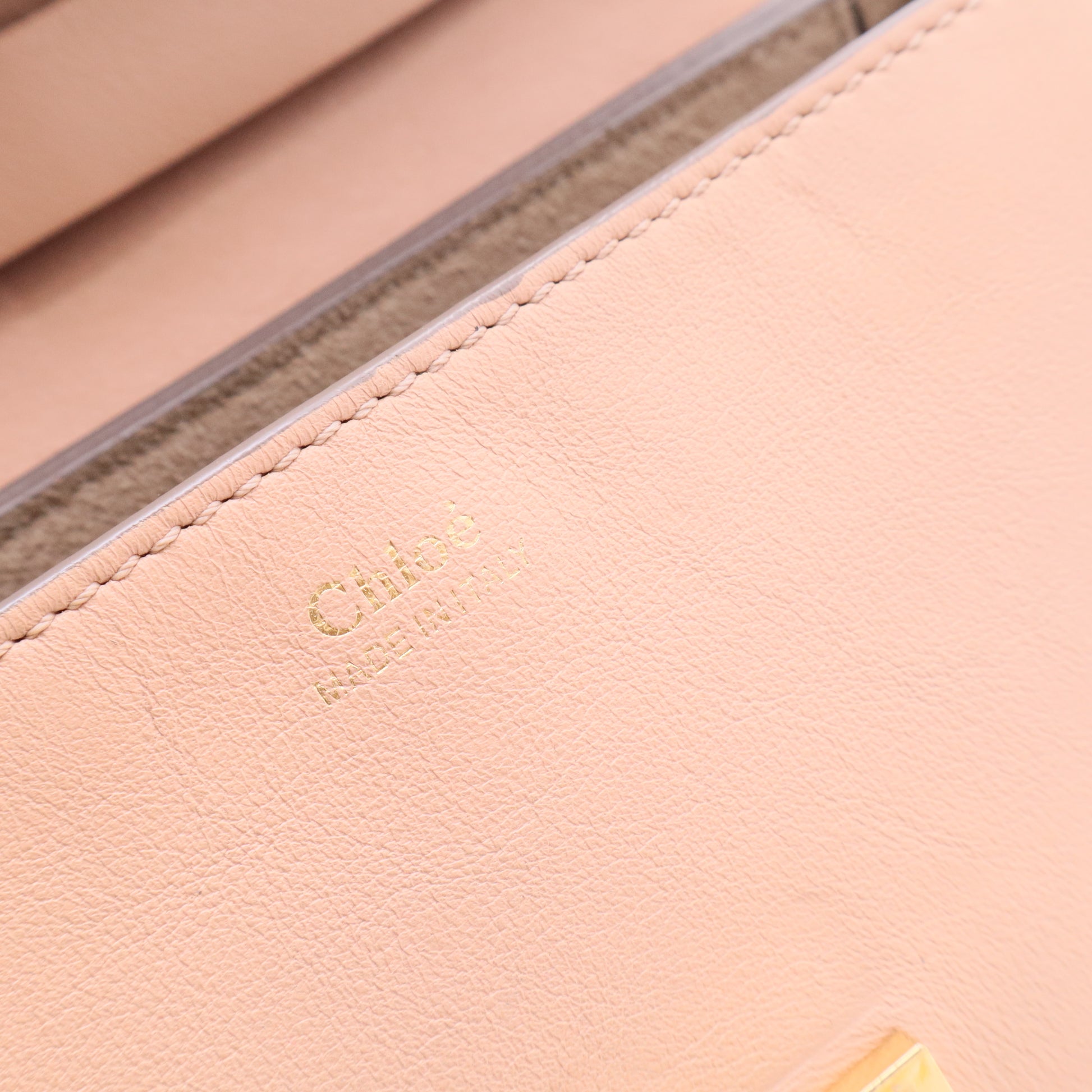 Calfskin Mini Drew Chain Shoulder Bag Blush Nude