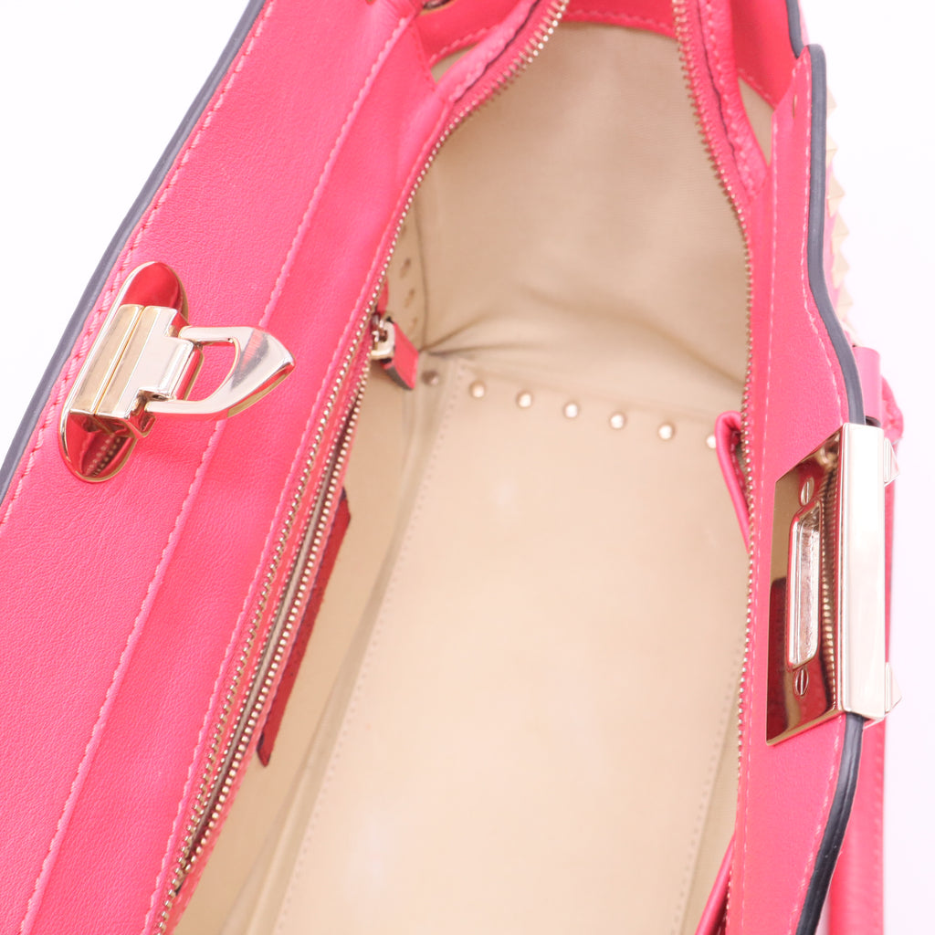 Rockstud Top Handle Bag