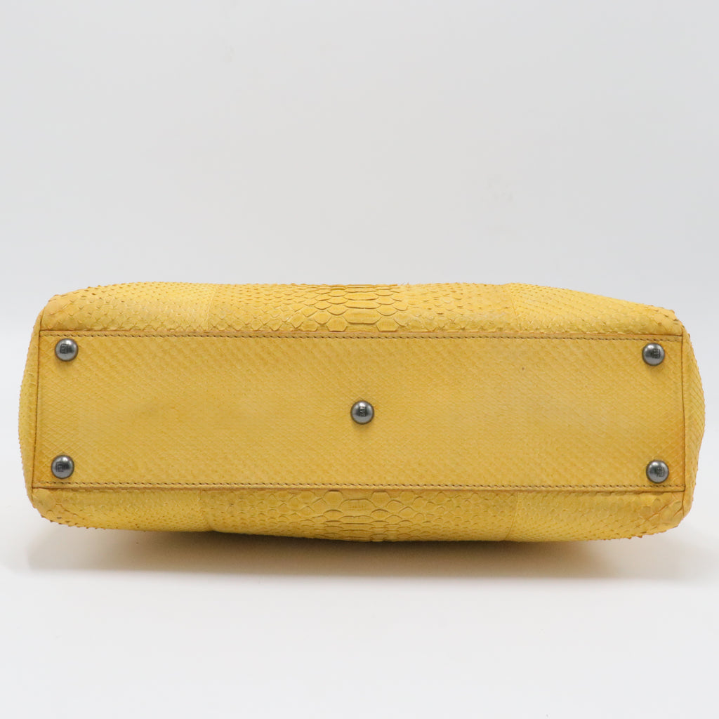 Peekaboo Bag Pony Hair with Beaded Interior Regular