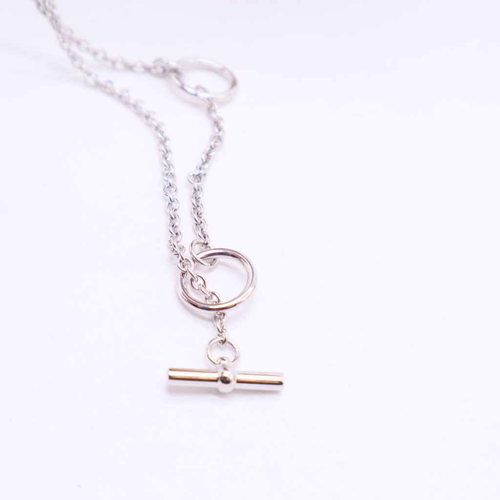 Hermes Mini Maillon Necklace J2357 twins