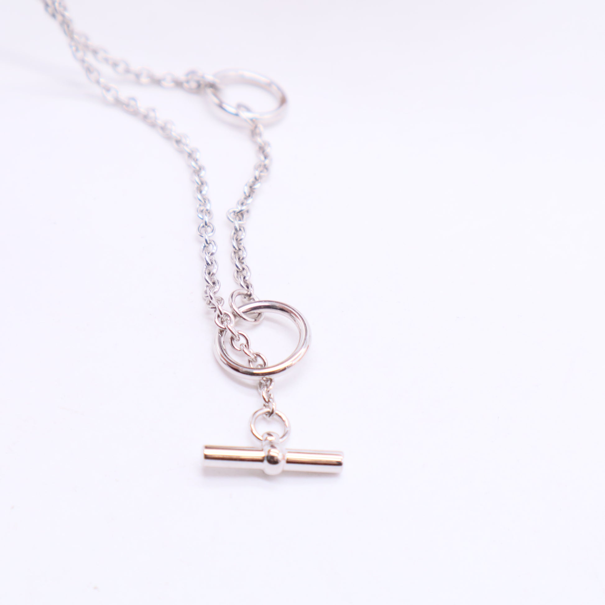 Hermes Mini Maillon Necklace J2357 twins