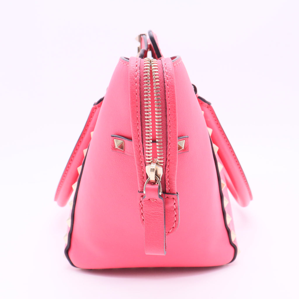Rockstud Top Handle Bag