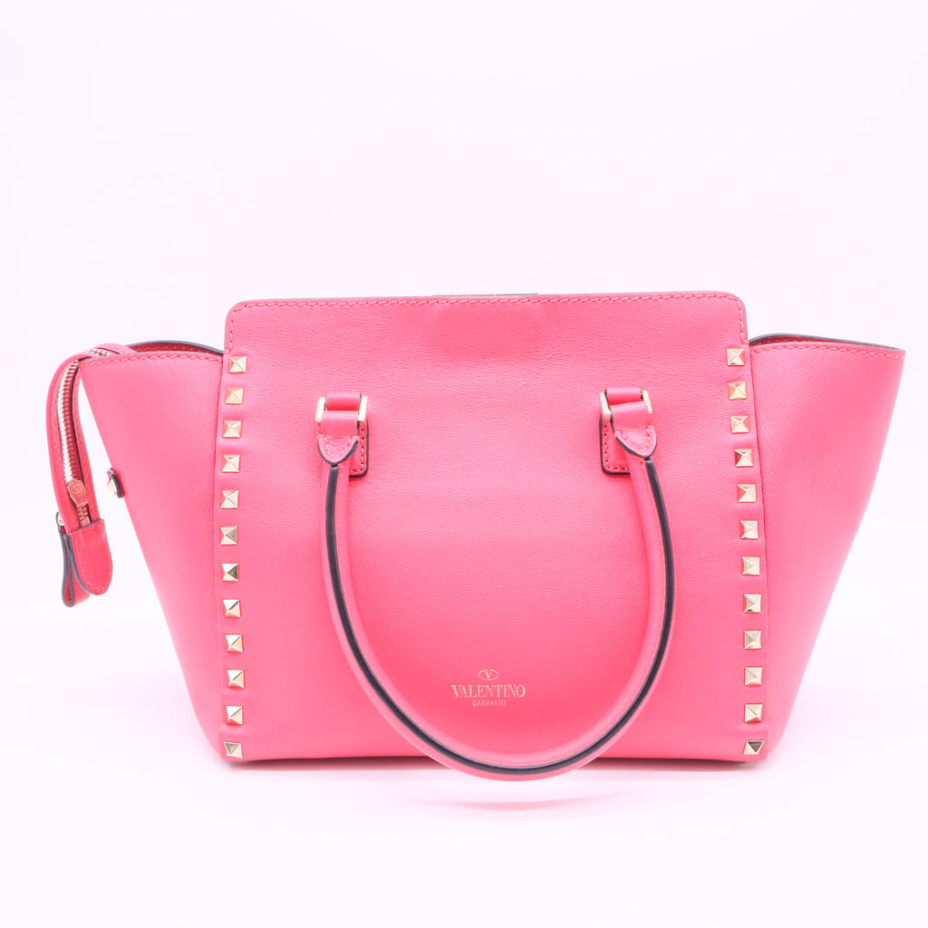 Rockstud Top Handle Bag