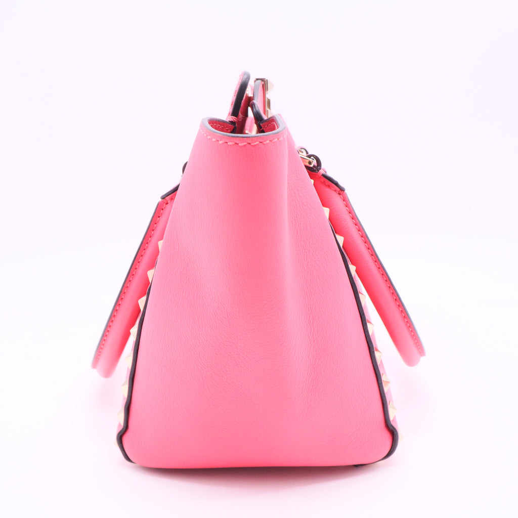Rockstud Top Handle Bag