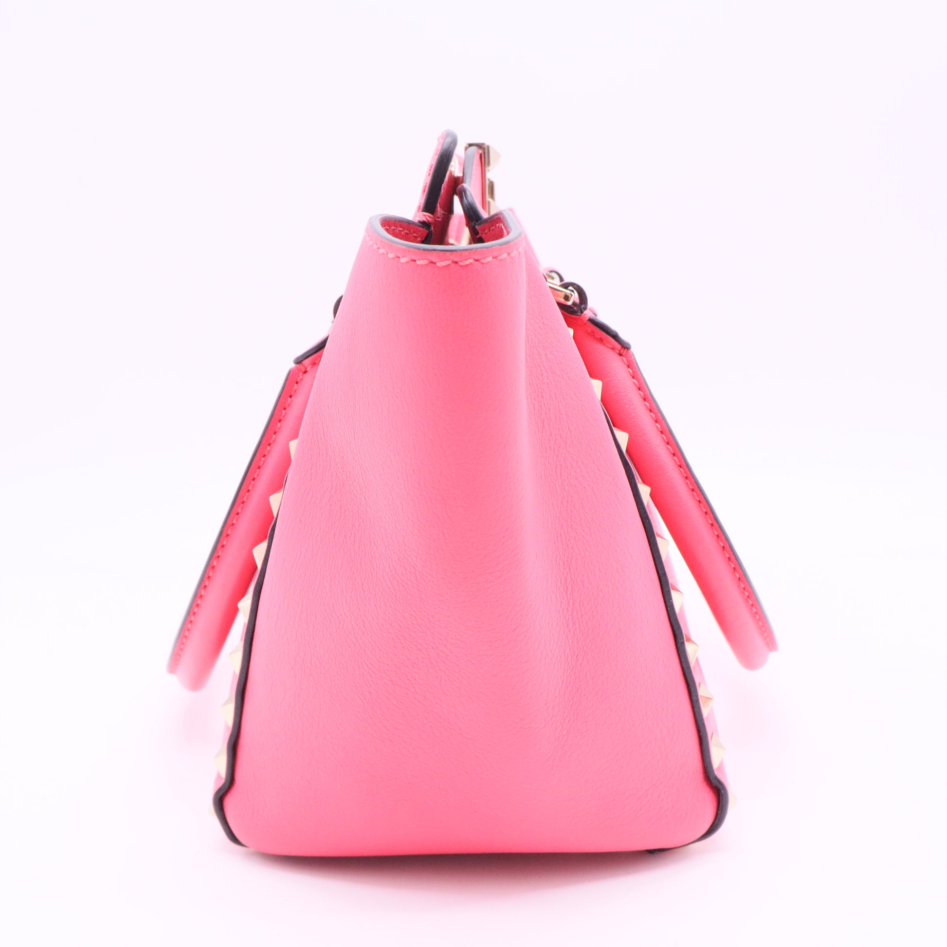 Rockstud Top Handle Bag