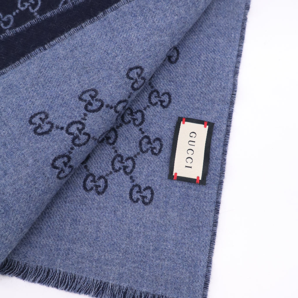 Gucci "Sogi" Reversible GG Monogram Scarf W23158