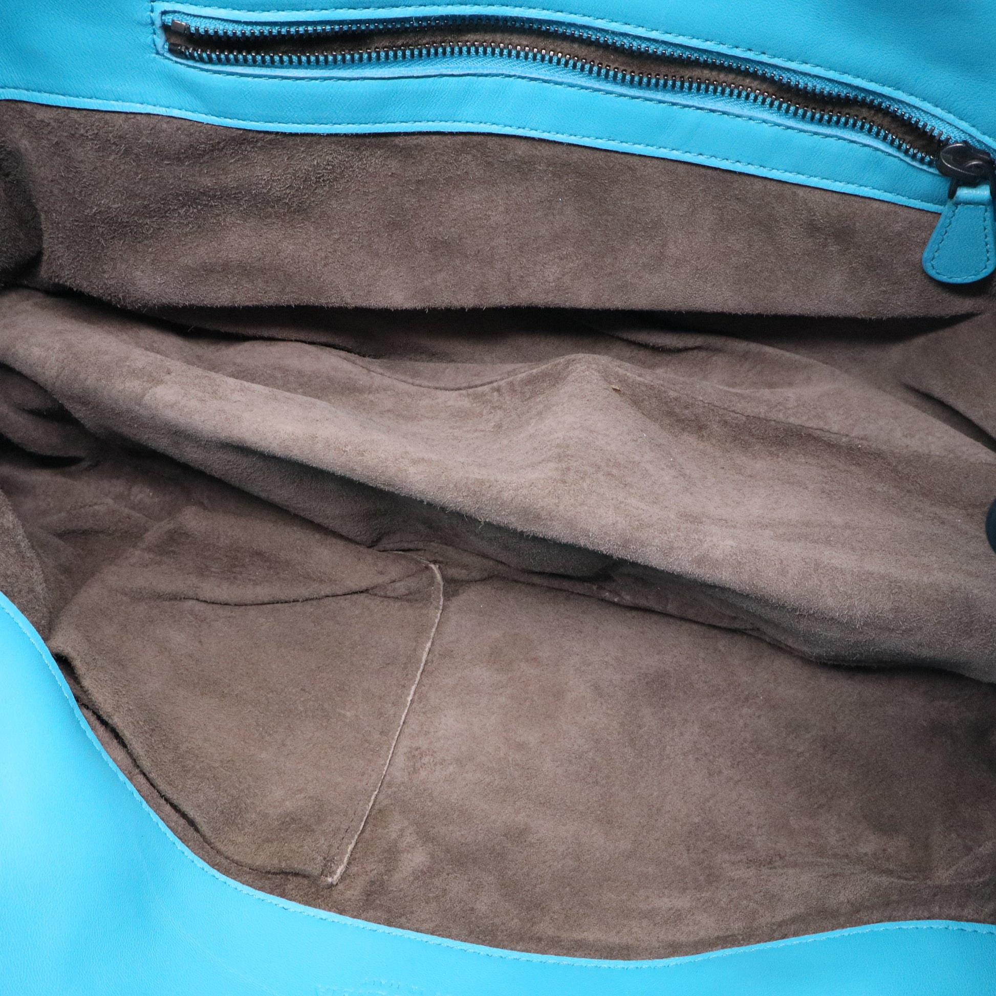 Bottega veneta Intrecciato Campana Large Tote Bag Blue Twins B20496