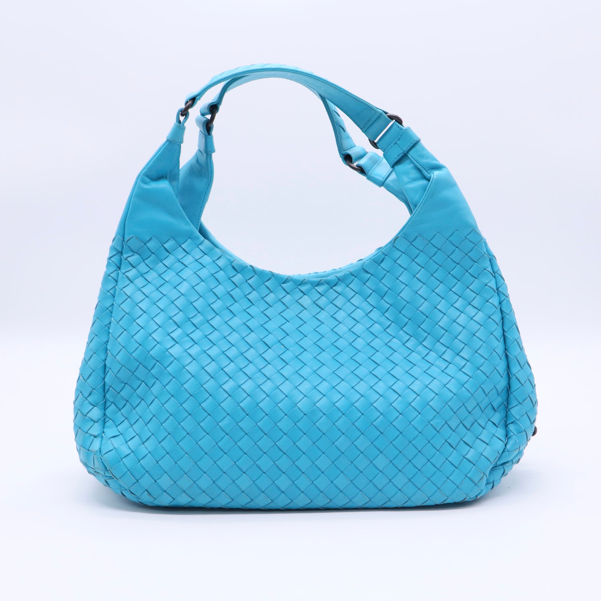 Bottega veneta Intrecciato Campana Large Tote Bag Blue Twins B20496