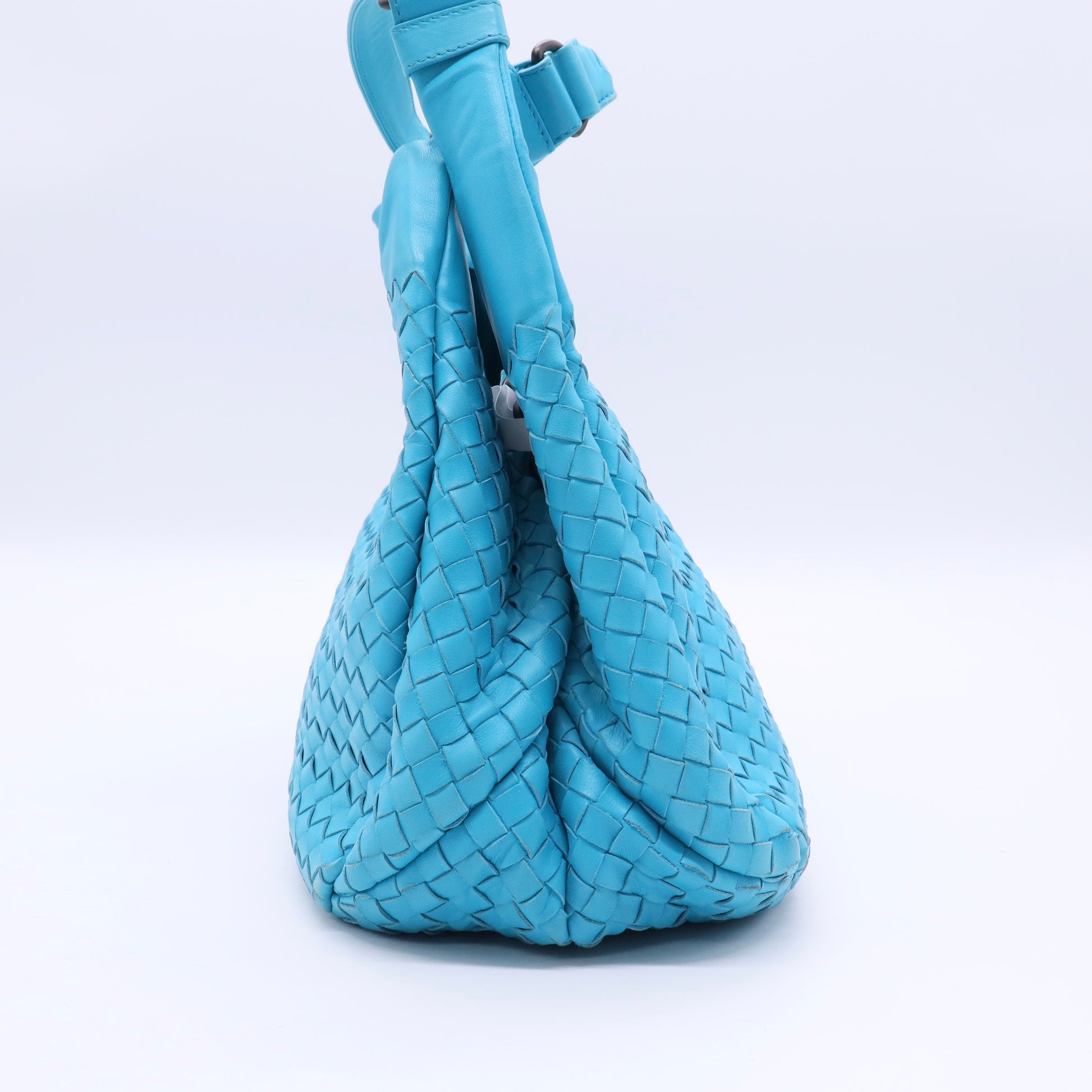 Bottega veneta Intrecciato Campana Large Tote Bag Blue Twins B20496