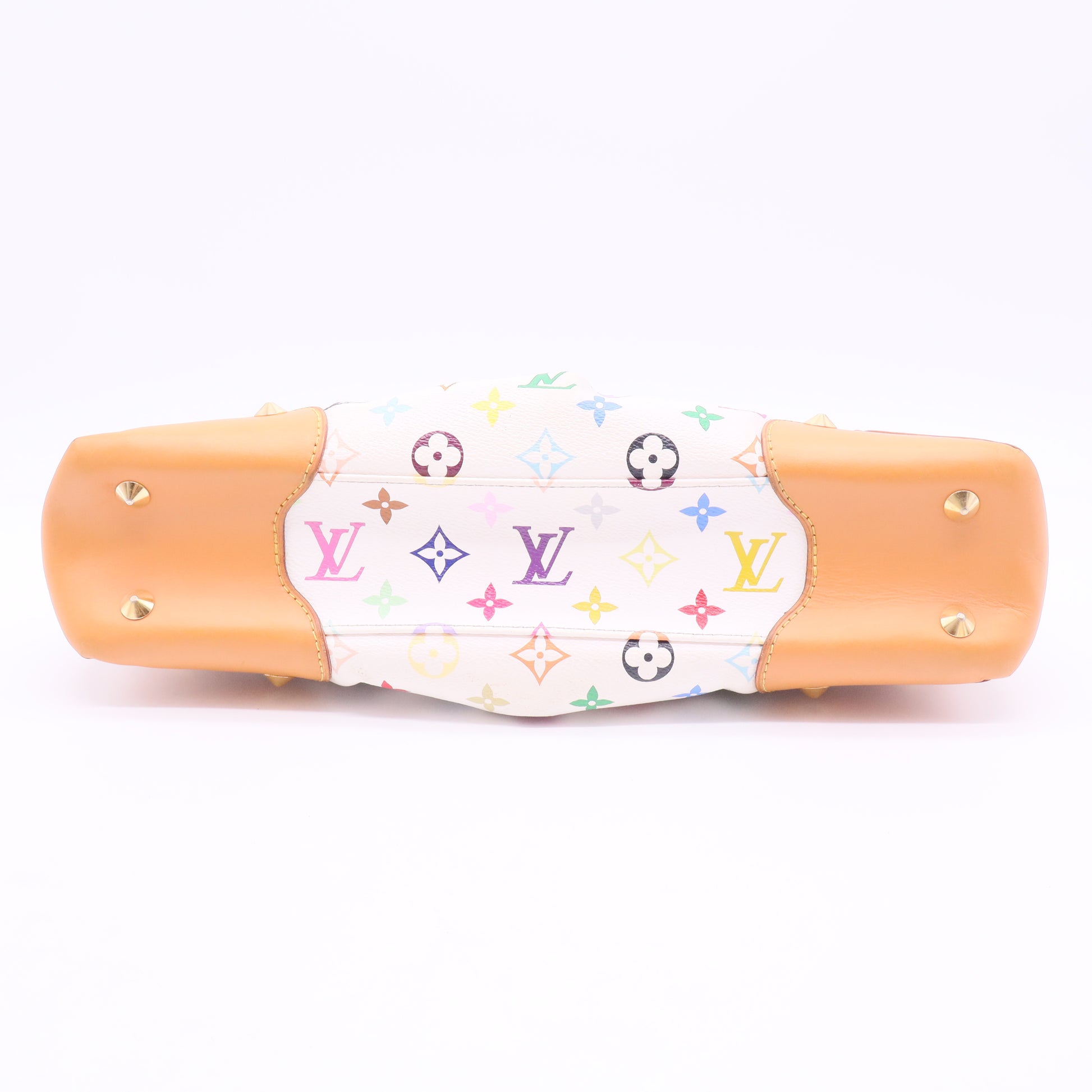 Monogram Multicolor Judy MM White