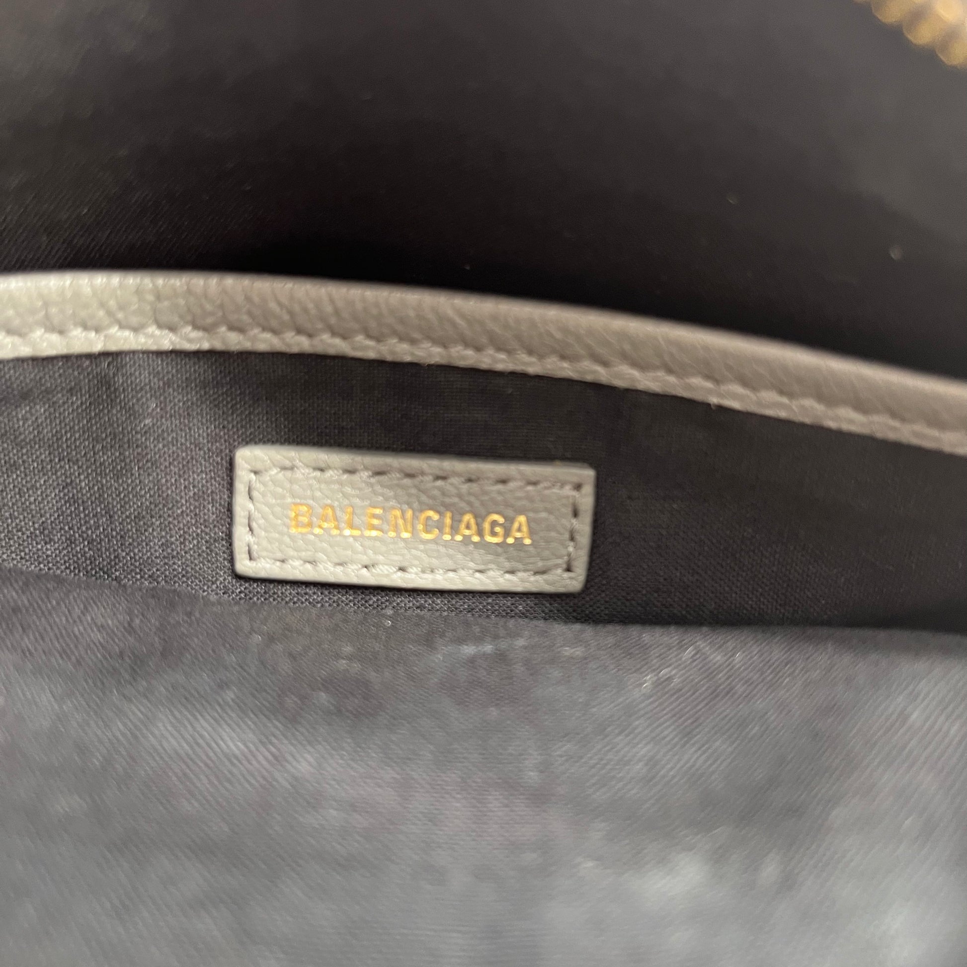 Chevre Gold Metallic Edge Hardware Nano City twins