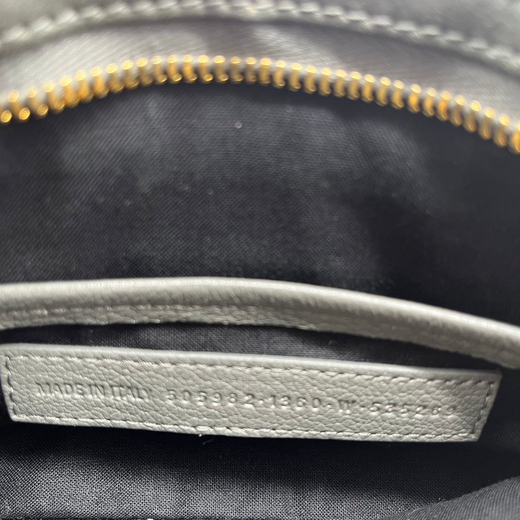 Chevre Gold Metallic Edge Hardware Nano City twins