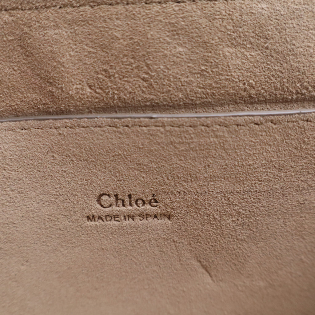 Brown Medium Calfskin and Suede Faye Crossbody B20193